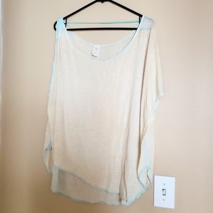 Free People asymmetrical tshirt